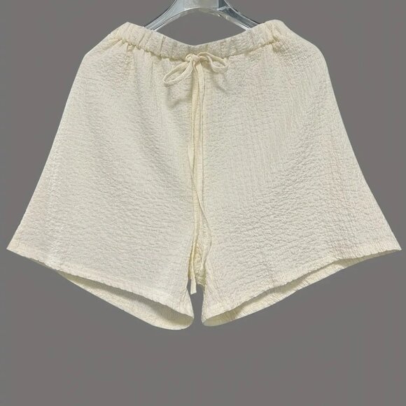 Tie Front Long Sleeve Top and Shorts Set - Picture 6 of 6